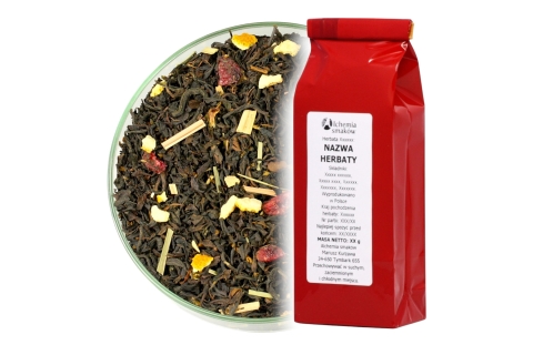 Herbata Czarna RUMOWO CYTRYNOWA (OT) (50g) Harmonia Smaków !!